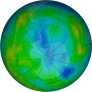 Antarctic ozone map for 2024-06-20